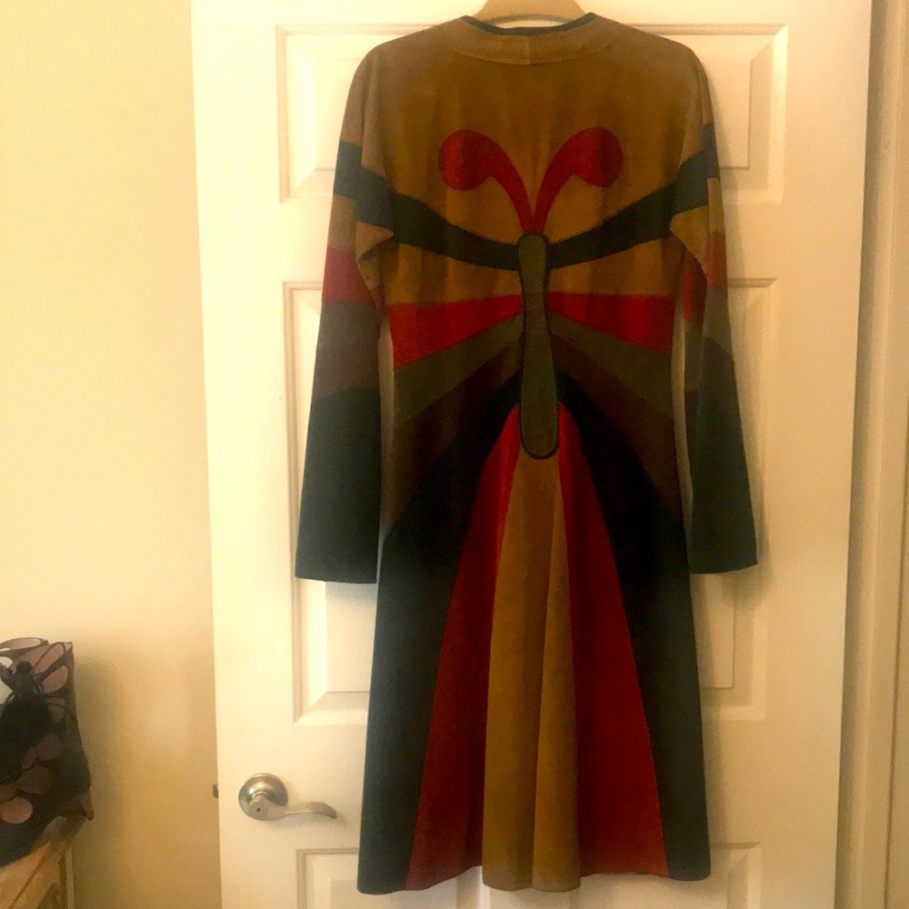Vintage Dolce & Gabbana Butterfly trench coat.